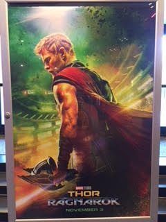 One of the many alternative movie posters for Thor: Ragnarok.