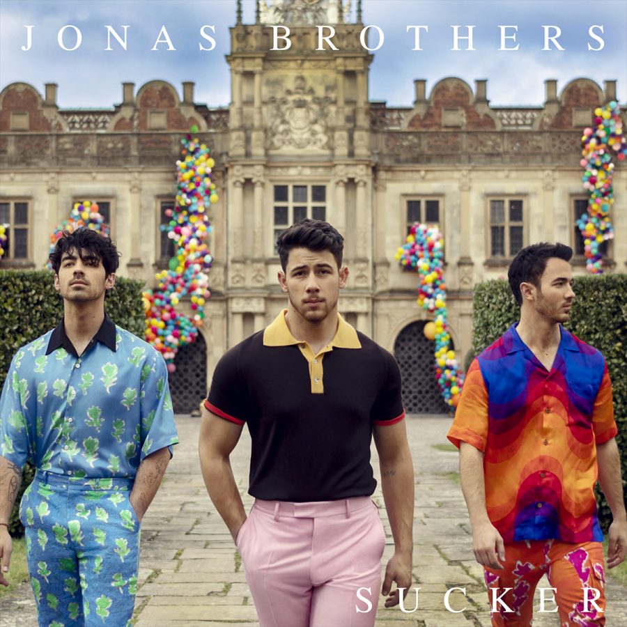 The cover to Sucker, the Jonas Brothers recent single.
