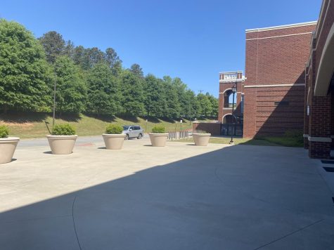 The old Senior Section where prom will be held this Saturday.
