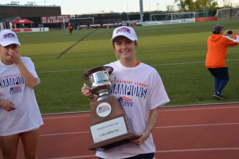 Raegan Dunwoodie on the soccer field.